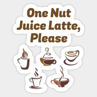 Nut Juice Sticker